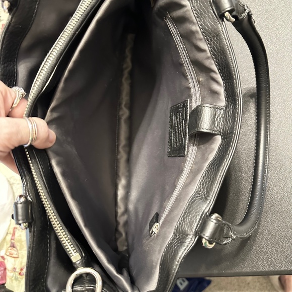 COACH Park Signature Large Carryall tote. F23292. Jacquard Fabric & Leather Trim - Picture 4 of 16